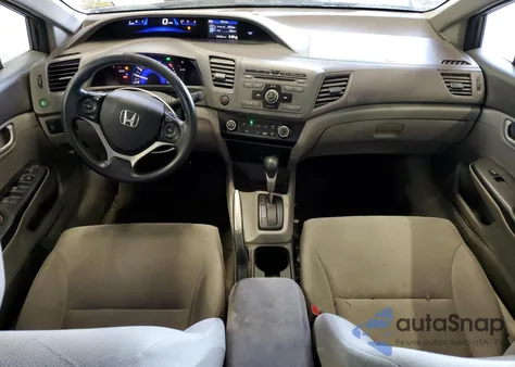 2012 Honda Civic Lx z USA, uszkodzony, nr VIN 2HGFB2F59CH313357